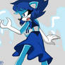 Lapis Lazuli but she's a hedgehog