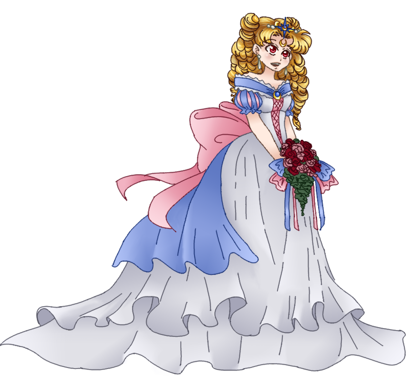 Wedding Dress Colored