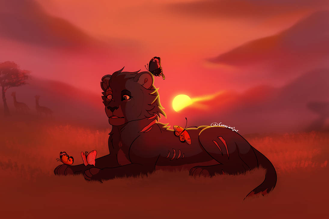 Butterflies attacking big buff lady by Canarianjay on DeviantArt