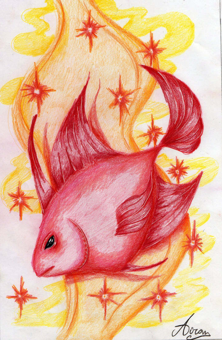 Fire Fish by Topoymaria on DeviantArt