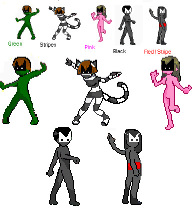 Power Ranger Sprites by thursday-surprise on DeviantArt