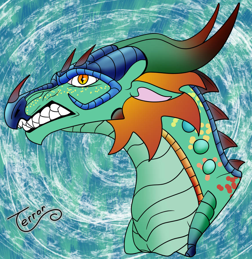 Glory Headshot Wings of Fire by SynthwaveJinx on DeviantArt
