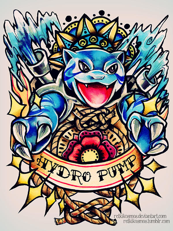 Blastoise by PeregrineJazmin on DeviantArt