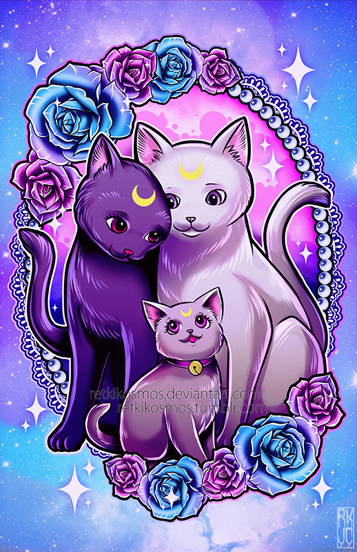 Luna Artemis and Diana by PeregrineJazmin on DeviantArt