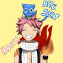 Natsu and Happy .:Request:. (+Speedpainting)