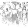 Star Trek the Next Generation Pencil Sketch