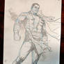 Captain Marvel Shazam practice sketch Bentti 