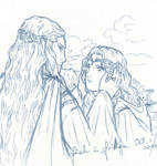 The Home-coming of Galadriel by fish-in-fridge