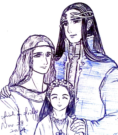 Celebrimbor's family in Shadow of Mordor