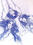 Elros, Elrond and Maglor by fish-in-fridge