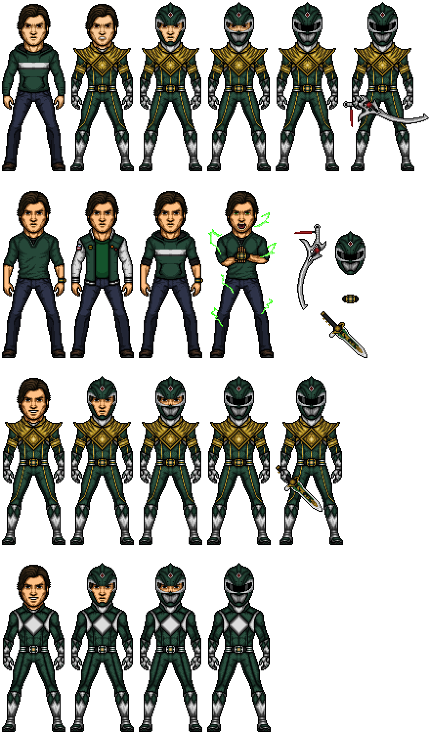 MMPR Green Ranger by Ct1005 on DeviantArt