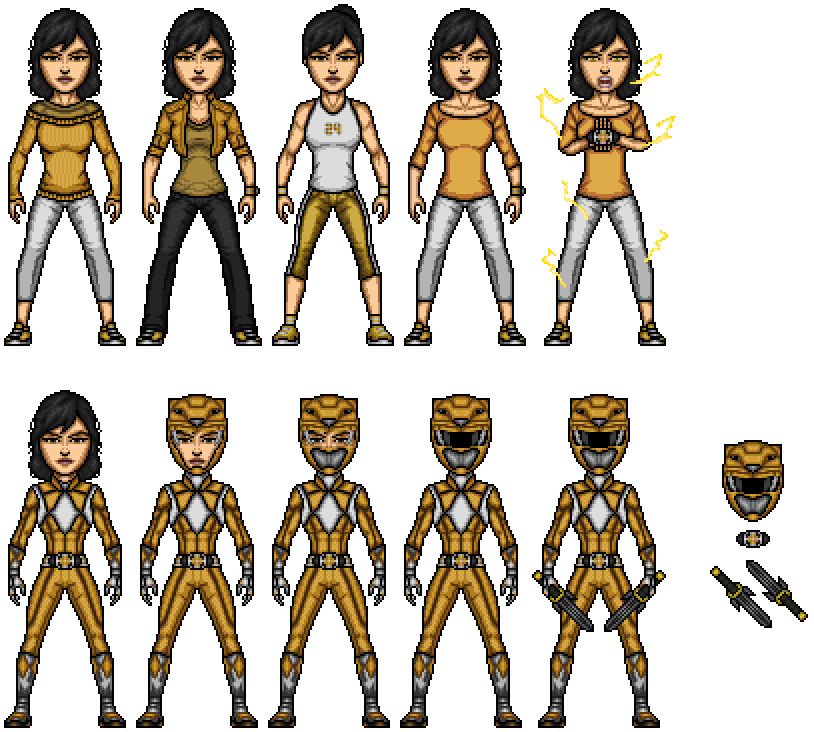 MMPR - Yellow Ranger by Ct-1005 on DeviantArt