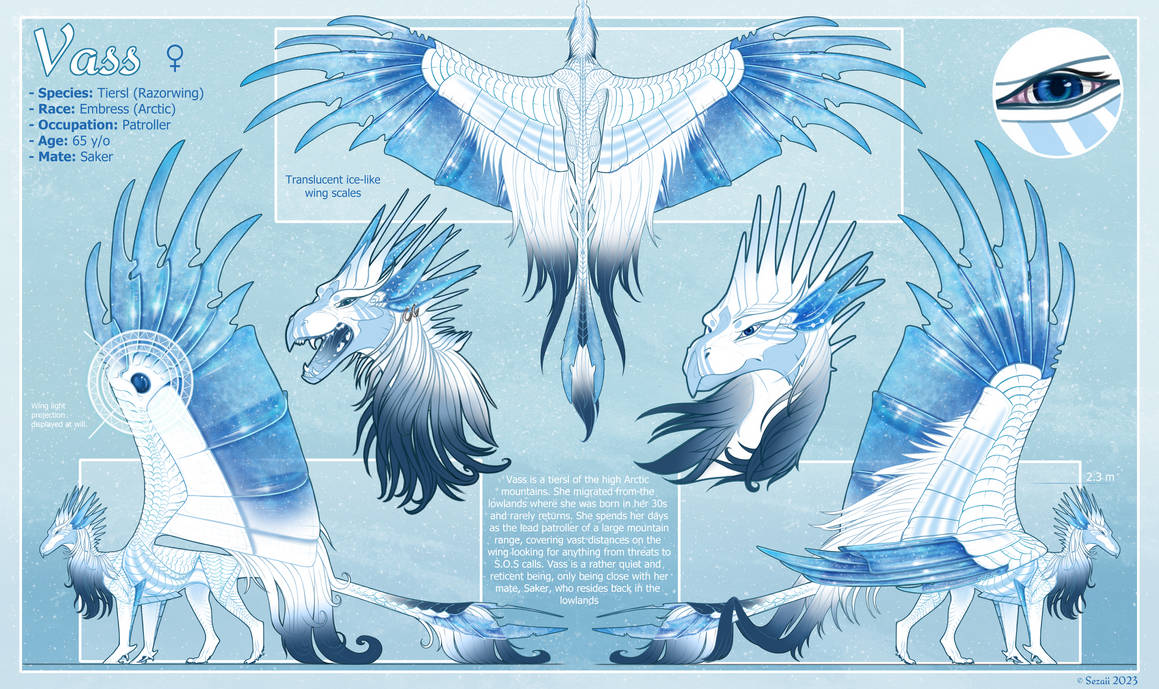 Vass Reference Sheet 2023 by Sezaii on DeviantArt