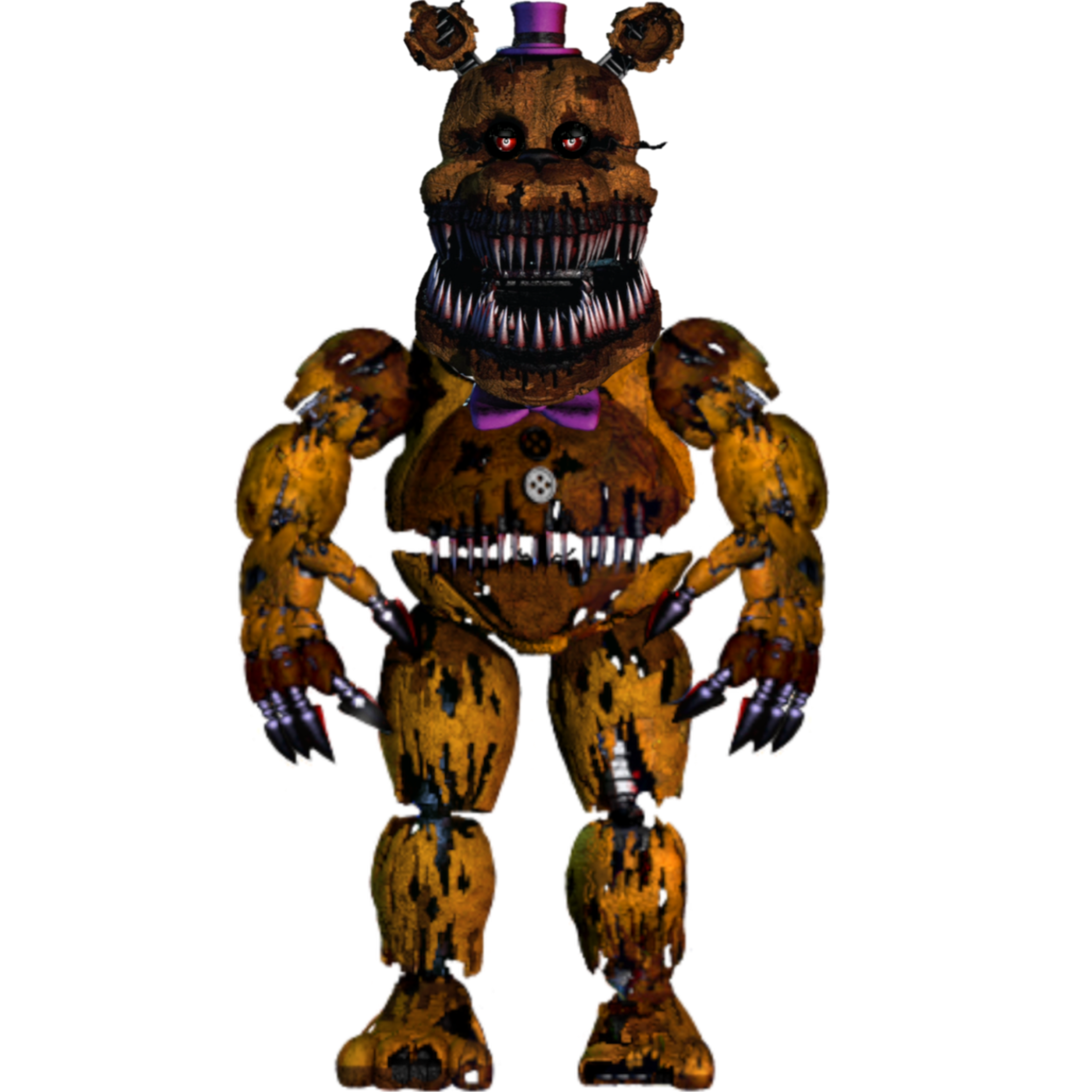 FNaF 4: Nightmare Freddy by SpaceBearr on DeviantArt