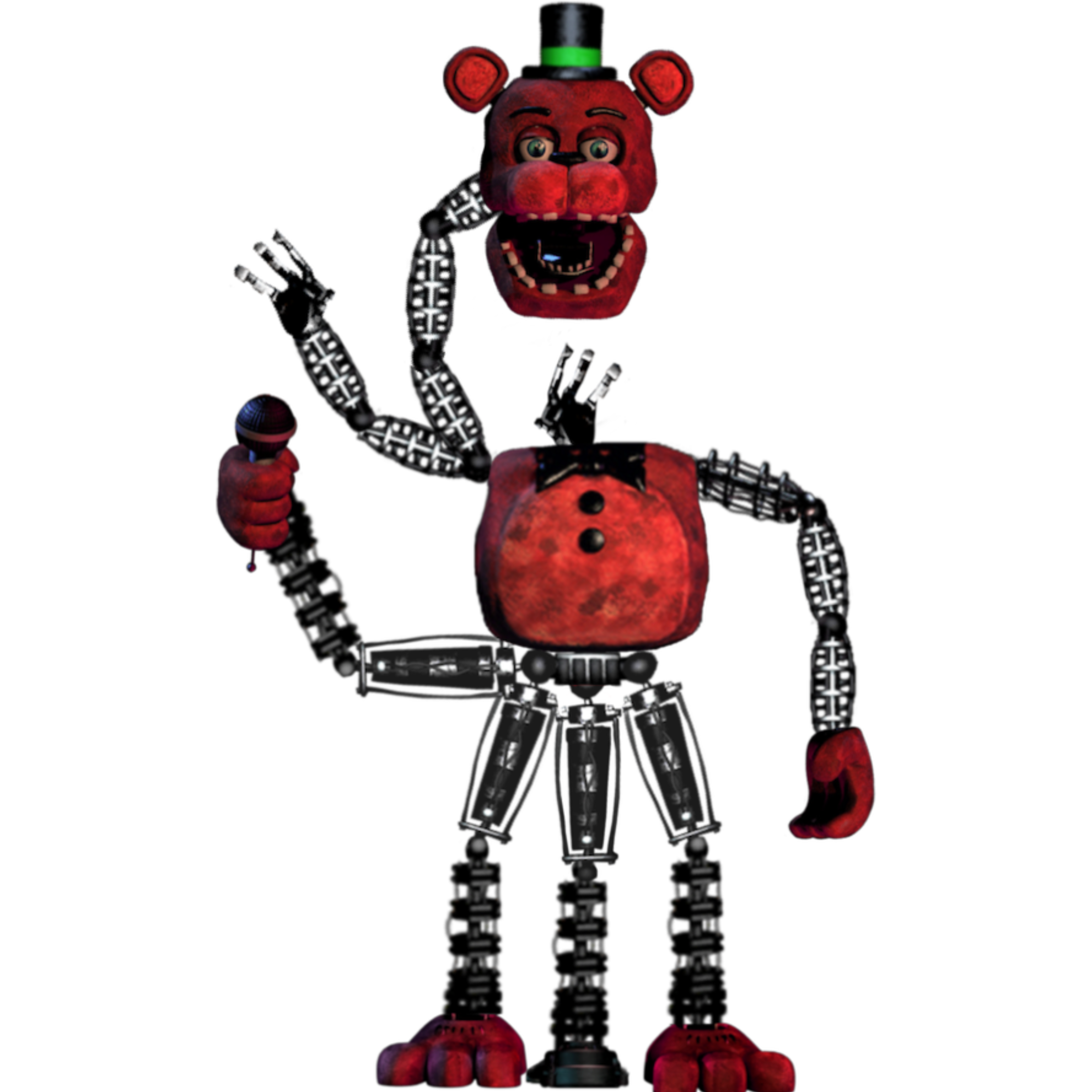 Withered Foxy full body v.2 by FNAFfan28 on DeviantArt