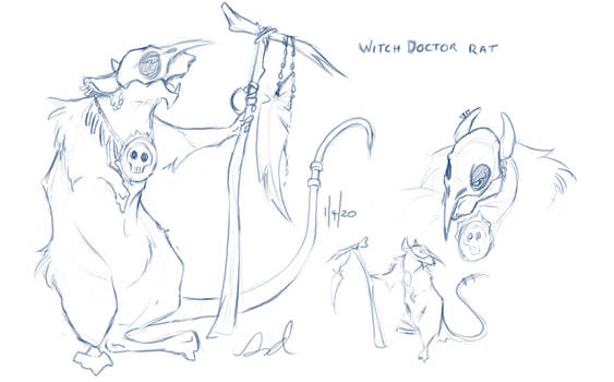 Witch doctor rat