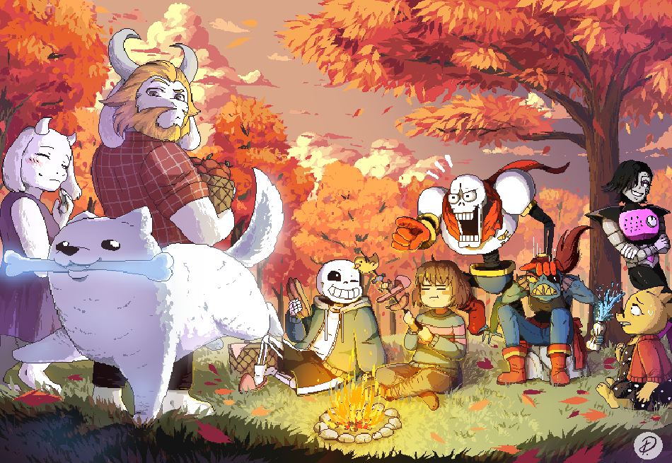Fall Sound Undertale Undertale: Autumn vibes by Dekoponi on DeviantArt