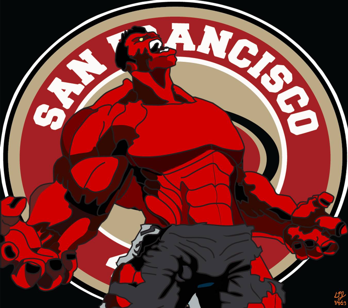 49ers Vector Graphic by AnansiOneiros on DeviantArt