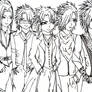 The Gazette.Manga style