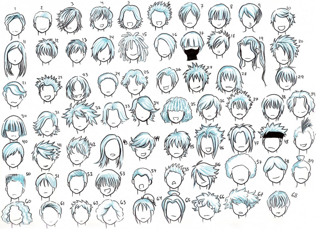 Anime hair styles