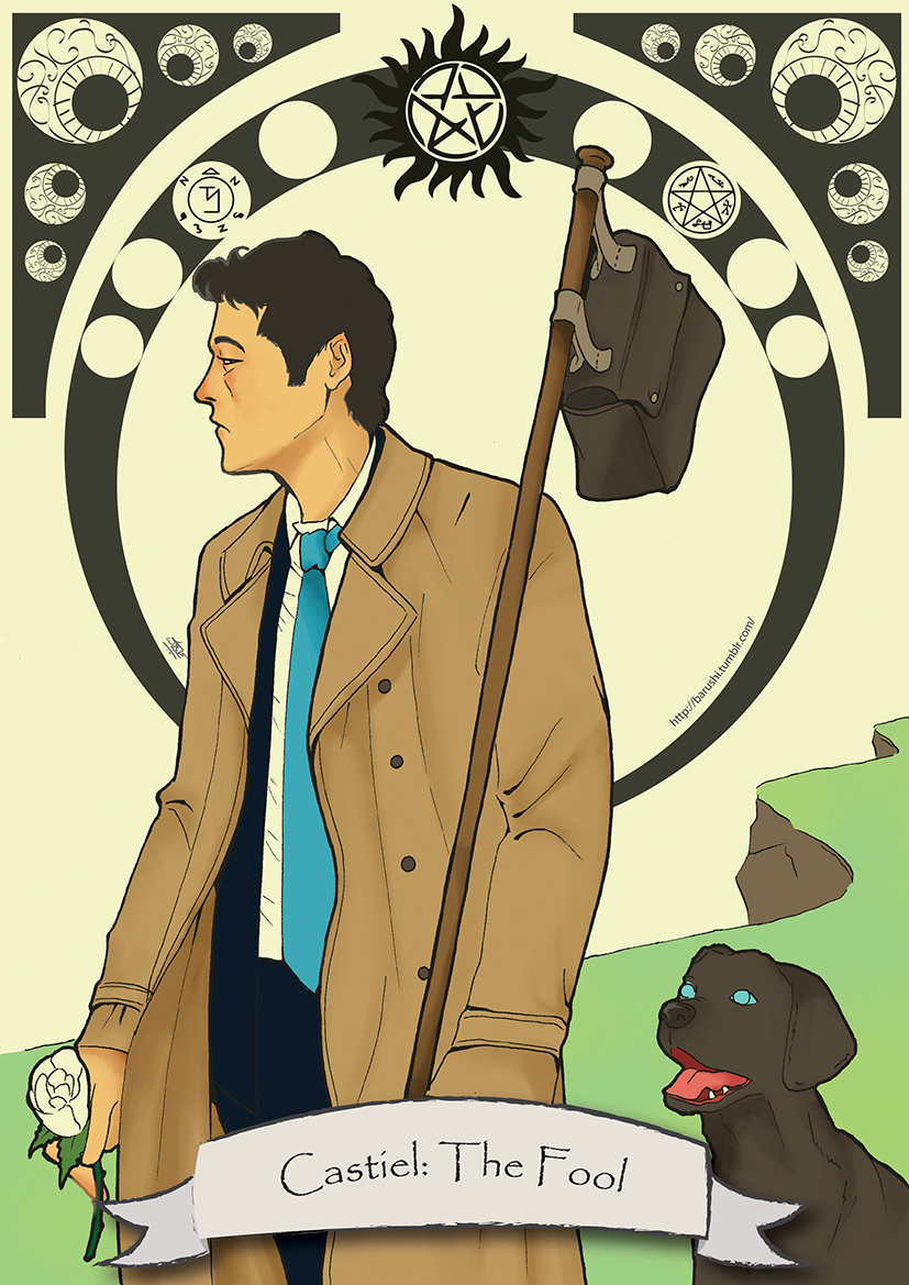 Spn fanart: Castiel