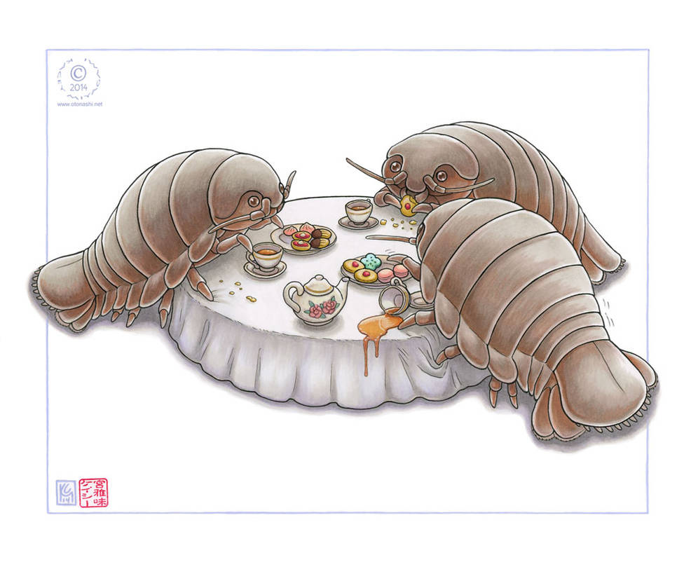 Isopod Tea Party by KaceyM on DeviantArt