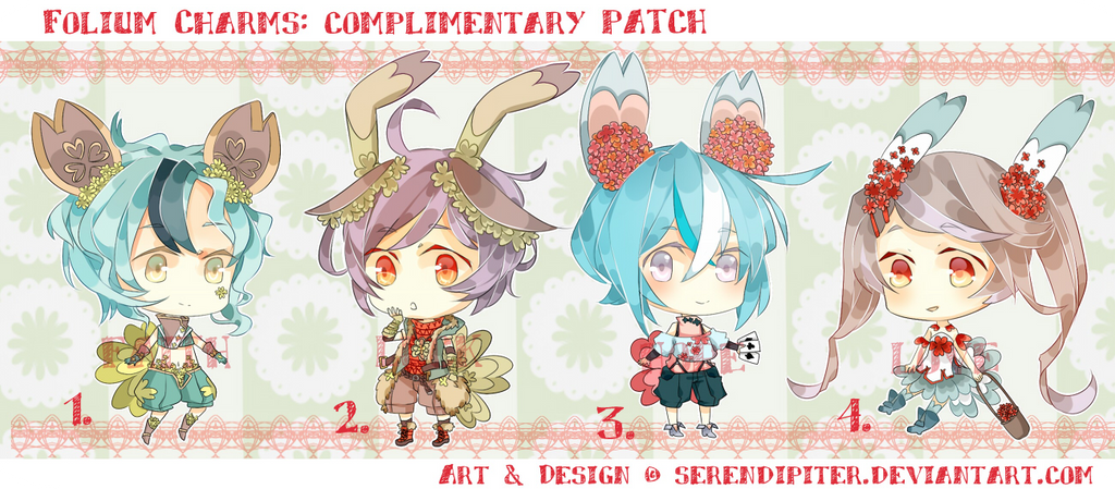 [CLOSED] Folium Charms: Complimentry Patch