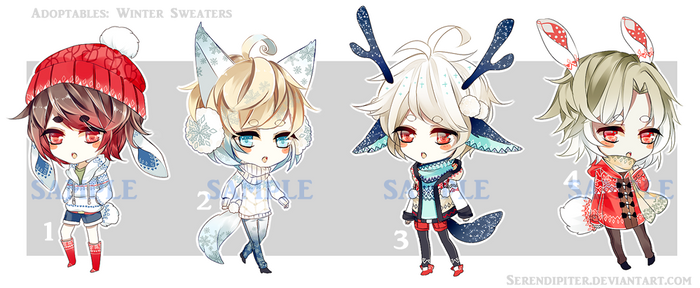 [CLOSED] Winter Sweater Adoptables