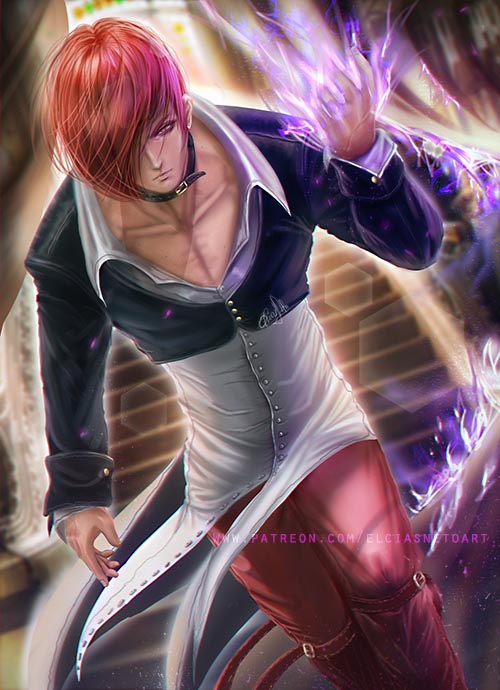 Orochi Iori Yagami by ElenekoClou on DeviantArt