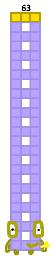 Number 63 Number Block Numberblock 63 (Tower With Windows) by RyanMakeNumberblocks on DeviantArt