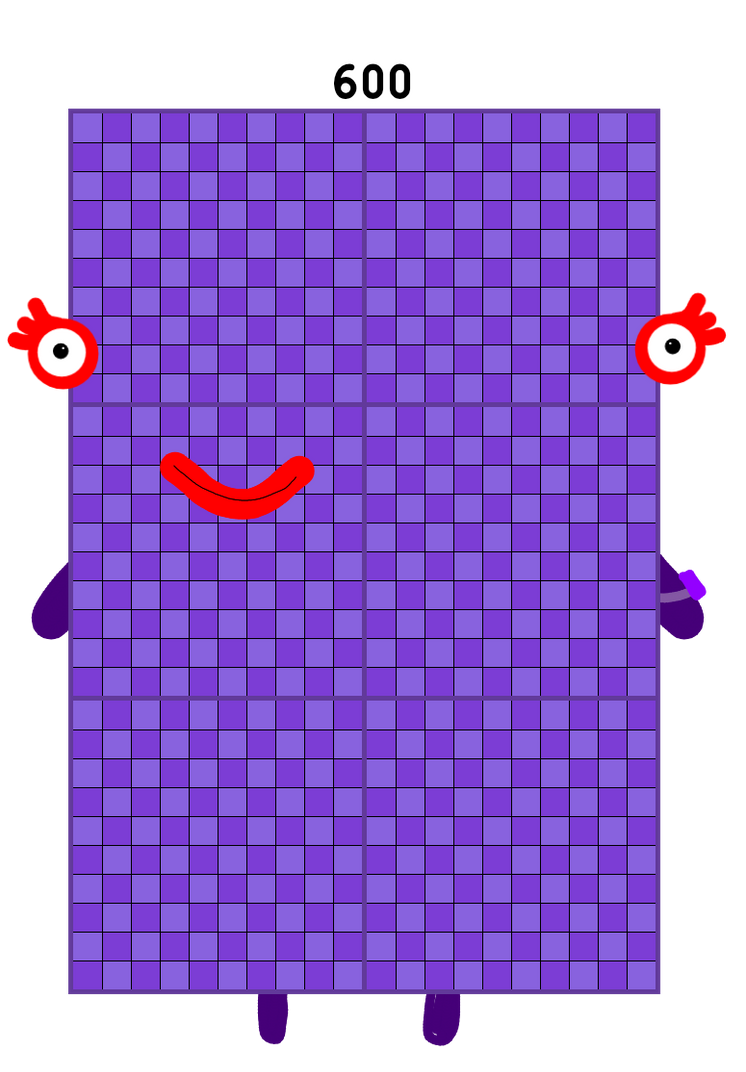 Numberblocks 600 NB 600 by RyanMakeNumberblocks on DeviantArt