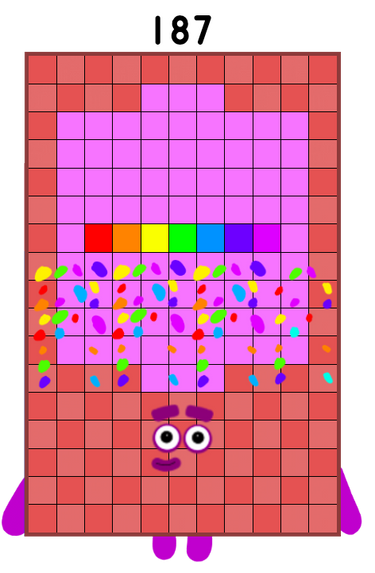 Numberblock 417 blocks by Kylevirk on DeviantArt