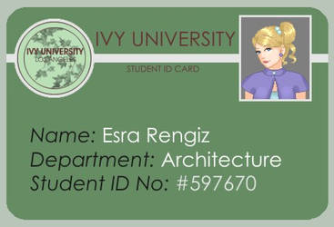 Ivy ID: Esra Rengiz