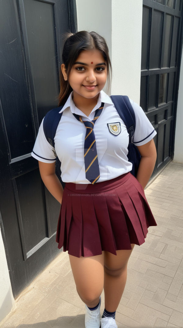 A Confident Plus Size Indian School Girl Fashion By CrossdAiGirl On a-confident-plus-size-indian-school-girl-fashion-by-crossdaigirl-on