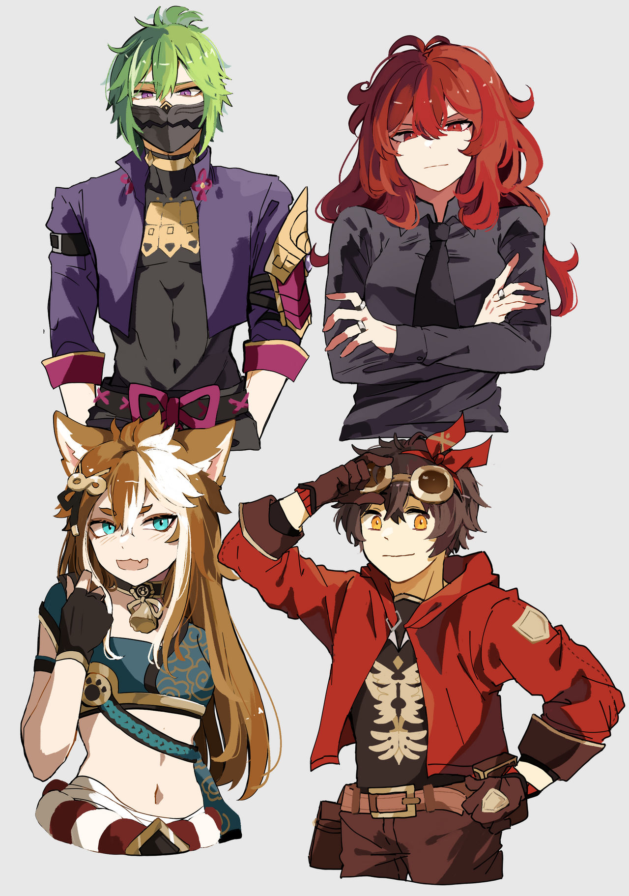 Genshin Genderbend Types by TabichanART on DeviantArt