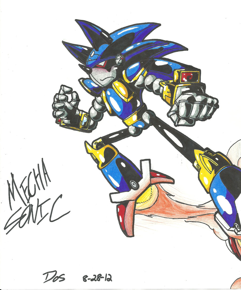 Mecha Sonic by TheWax on DeviantArt