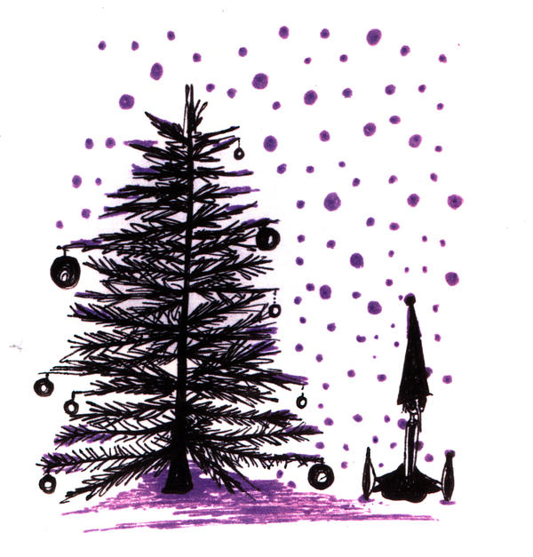 purple snow by Ekolik on DeviantArt