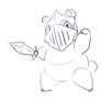 Panda Knight Doodle