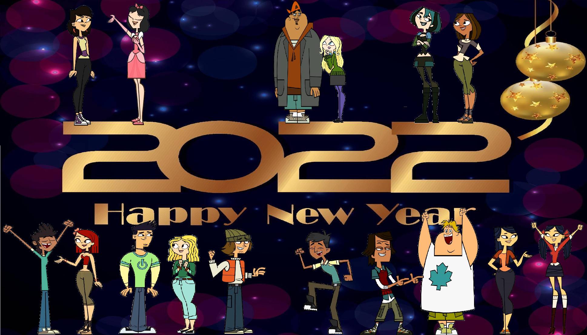 Total Drama New Year's Eve 2023 by kad222 on DeviantArt