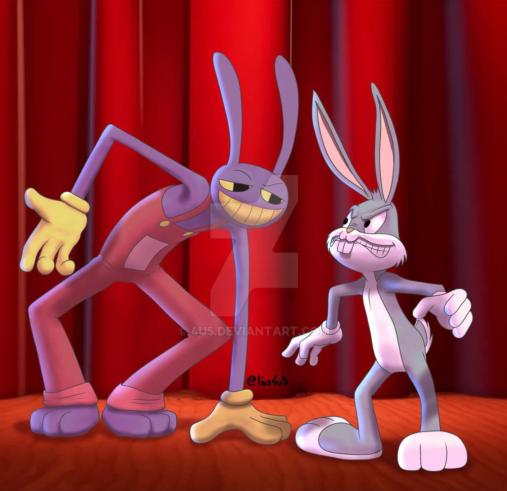 Jax Pilot Rabit JAX the rabit and Bugs bunny by 4u5 on DeviantArt