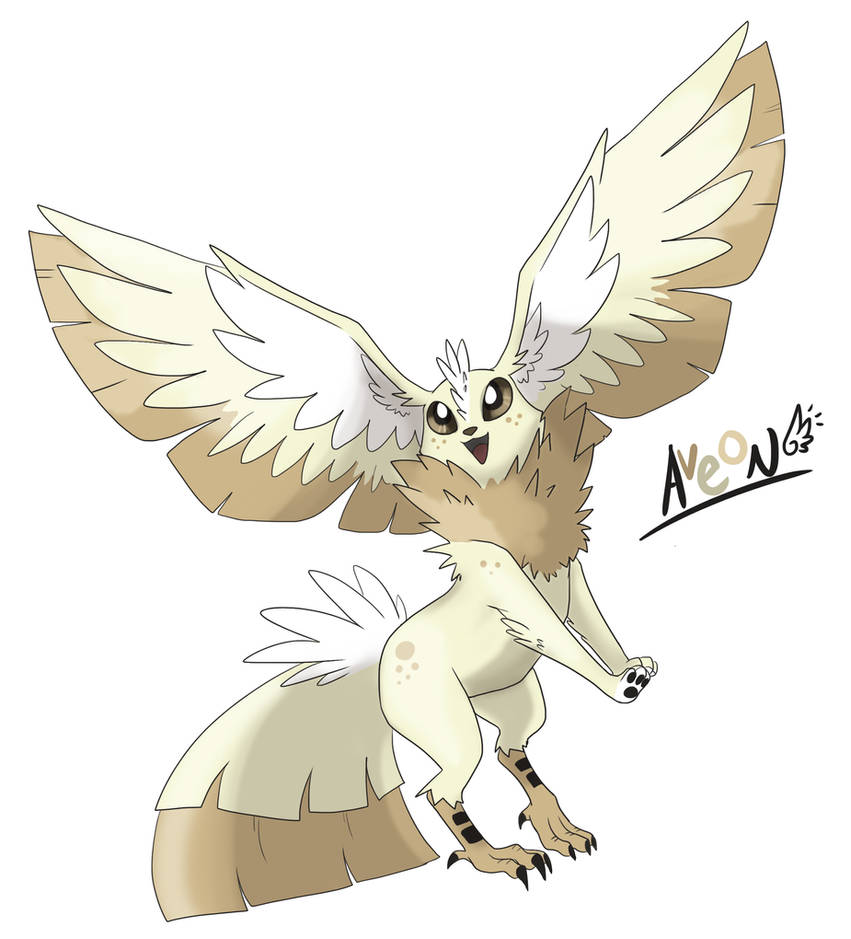 Eeveeloution: Flying-Type Aveon by Galefaux