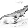 Running Tyrannosaurus