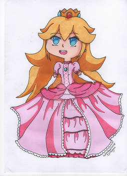 Chibi princess peach