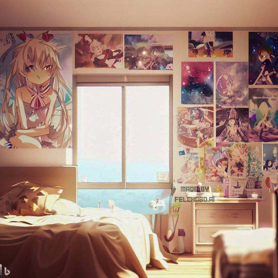 Trang trí phòng anime decorated room với phong cách manga và anime