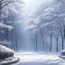 Wallpaper - Winter in the Forest