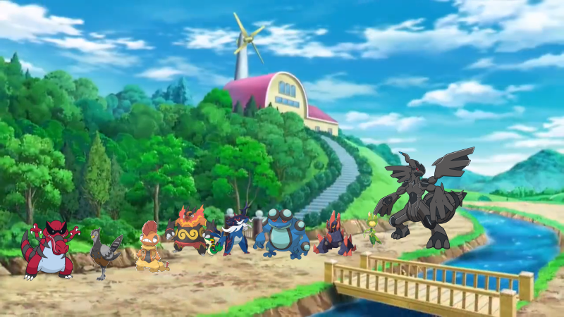 Unnova Ash Rival Ash's Team Unova remastered by pokemonking28 on DeviantArt