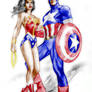 Captain America and Wonder Woman