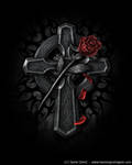 Spiral goth cross by henning