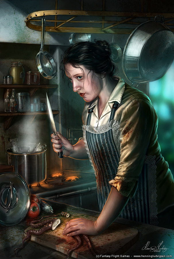 Zoe, the Innsmouth cook