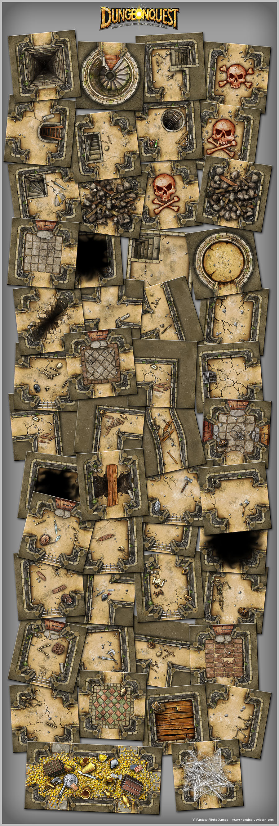 Dungeonquest board